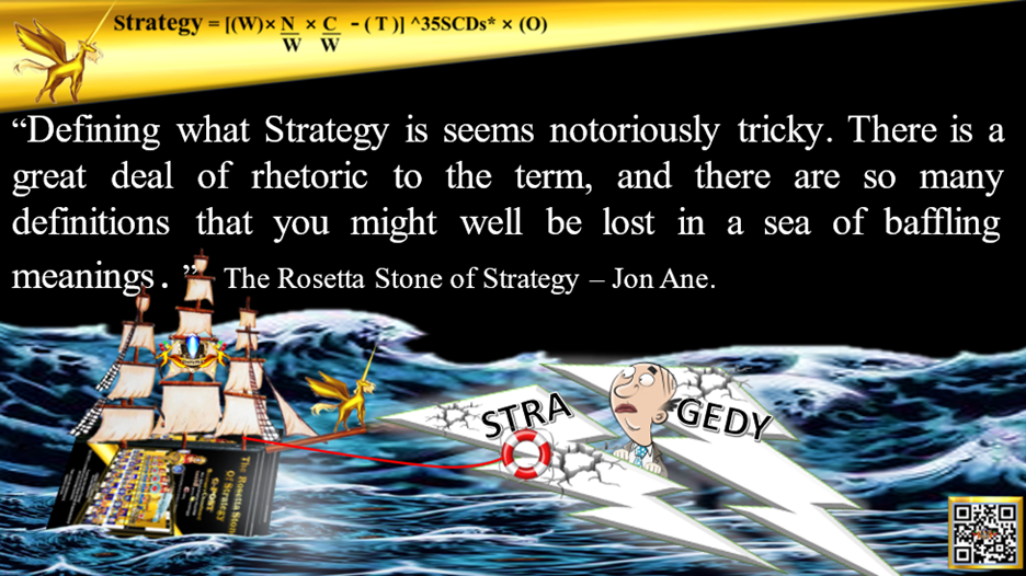 strDefining what Strategy is seems notoriously tricky. ategy