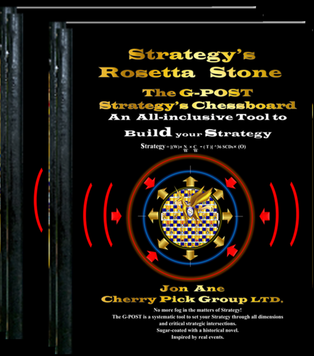 Strategy’s Rosetta Stone Soft Cover + Colourful G-POST STRATA-MAP